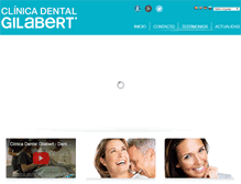 Tablet Screenshot of clinicagilabert.com